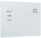 vidaXL Magnettafel Wandmontage Weiß 50x40 cm Hartglas, Glastafel, Wand Magnettafel, magnetische Kreidetafel, magnetische Tafel, Schreibtafel
