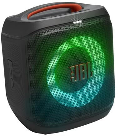 JBL PartyBox Encore Essential 2, Speaker Wireless Bluetooth per Feste, 15 Ore di Autonomia, Splashproof IPX4, Suono Pro con AI Sound Boost e Connessione Multi-Speaker Auracast, Nero