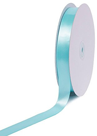 Creative Ideas PSF0708-314 Solid Satin Ribbon, 7/8 by 100 Yard, Aqua, Solid
