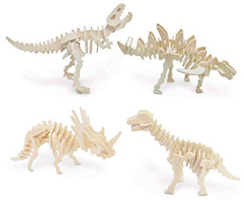 Quay Dinosaur Set 1 Woodcraft Construction Kit FSC