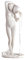 Design Toscano The Source, La Sorgente Greek Goddess Figurine Statue, Bonded Marble Polyresin, White, 28 cm