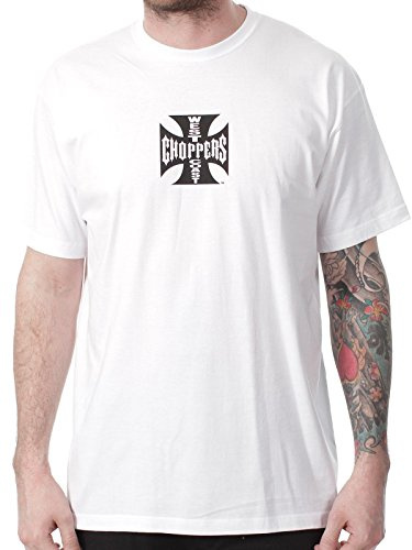 WEST COAST CHOPPERS Iron Cross T-Shirt weiß L