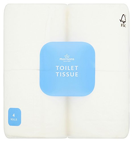 Morrisons Toilet Tissue White 4 Pack