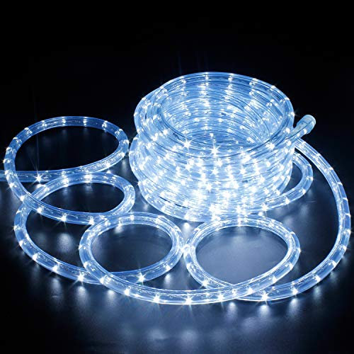Forever Speed 10M LED Lichterschlauch Außen, 360 LEDs Wasserfest LED Lichtschlauch für Weihnachten, Hochzeit, Dach, Zaun Dekoration Beleuchtung Kaltweiß IP65