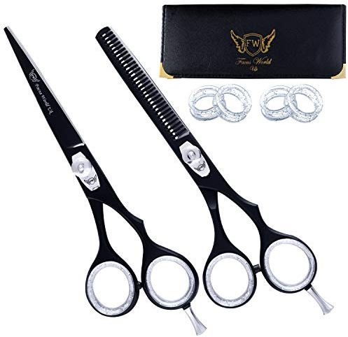 Hairdressers Scissors Set 6.5 Inches Barber Hair Scissors for Professional Hairdressing of Men & Women - Japanese Stainless Steel