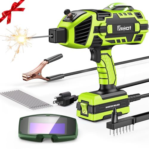 Faiuot 20-120A Handheld Welding Machine, IGBT Inverter Technology, Portable Design, Real 20-120Amp Welding Output, Supports Multiple Rods Sizes, Safe & Stable