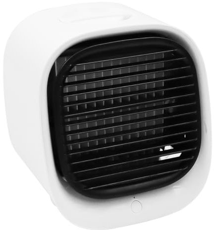 CENPEK Climatisation, Refroidisseur d'air par évaporation, Ventilateur de climatiseur Portable, Mini Refroidisseur d'air par évaporation avec 3 Vitesses, humidificateur d'espace Personnel(Blanc)
