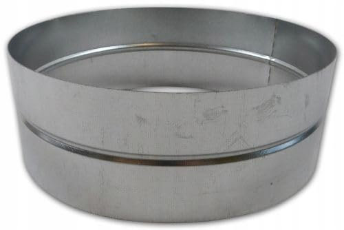 Manchon en acier inoxydable Ø100-250 - Raccord de tuyau robuste pour une installation sûre des systèmes de ventilation et de tuyauterie (Ø110)