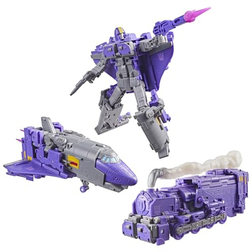Transformers Studio Series Leader Class, action figure convertibile di Astrotrain da 17 cm, ispirata al film Transformers: The Movie, giocattoli di robot per bambini e bambine dagli 8 anni in su
