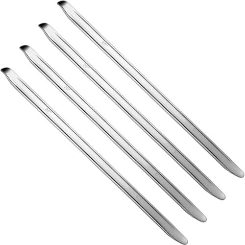 Zonon 4 Pcs 20 Inch Tire Spoons Iron Heavy Duty Tire Changing Tool Levers Bar Professional Changing Tool for Installing and Removing and Repairing Wheel for Cars Motorcycles Dirt bike Lawn Mower Spoon