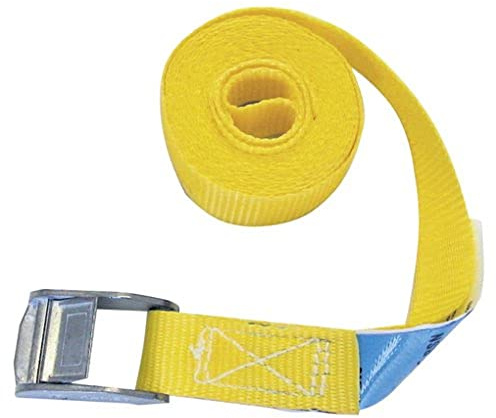 Kerbl Eurofarm 3761 Sangle d'arrimage en Une Seule pièce 5 m avec Boucle de Serrage 400 kg, Jaune