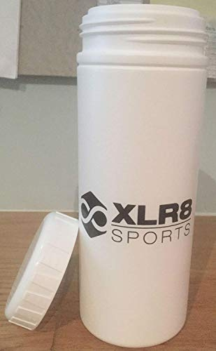 XLR8 Tool Storage Bottle - White, 750ml / Bicycle Cycling Cycle Bike Ride Road Mountain Multi Tool Saddle Bag Seat Pack Spare Tube Holder Organiser Can Keg Tub Box Case Cage Trail Commute Accessories