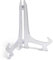 iGadgitz Home U7008 - Zusammenklappbarer Tellerhalter Dekorativer Tellerständer Halter Dekoteller Telleraufsteller Fotorahmenhalter - Klein/Mittel/Groß - Klar - Mittel (1 Stück)