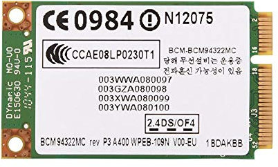 Mini Tarjeta de Red inalámbrica PCI-E WiFi, Profesional Premium 2.4G + 5G Tarjeta de Banda Dual con 300 Mbps Tarjeta de transmisión WiFi para HP/para DELL/para Acer/para Hedy/para TSINGHUA