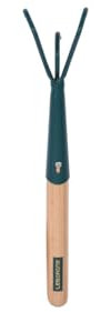 Leborgne, Griffe de jardin 3 dents à main Duopro, Outil de désherbage et entretien du jardin, léger (0,27 kg), en acier, idéal pour particuliers et professionnels du jardinage, ergonomique et durable