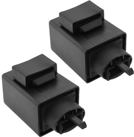 OTOTEC 2Pcs LED Indicator Flasher Relay 3 Pin Compatible with Honda CRF300L VTR1000F Fast Flash Fix 38300KK9951 Motorcycle LED Turn Signal Accessories