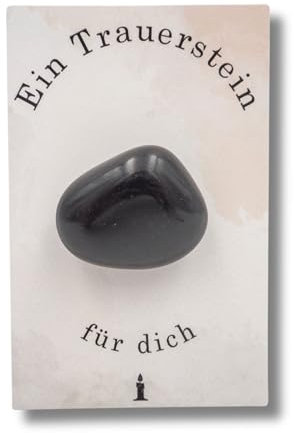 Milaboo® Trauerstein als Trostspender I Beileidsbekundung und Trauergeschenk (Trauerstein)