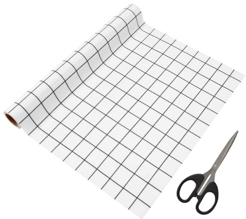 Marjoramy Tappetino per Cassetti 45x200 Cm,Tappetini Antiscivolo per Cassetti Cucina,Non-adesivo Tessuto Oxford Impermeabile Shearable Tappetini,per Cassetto Frigorifero Cucina Ripiani