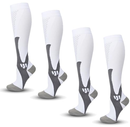 MEIION Calze compressive Nursiv Calze a compressione 20-30 mmHg per sport e viaggi, supporto per gambe, vene varicose e gravidanza