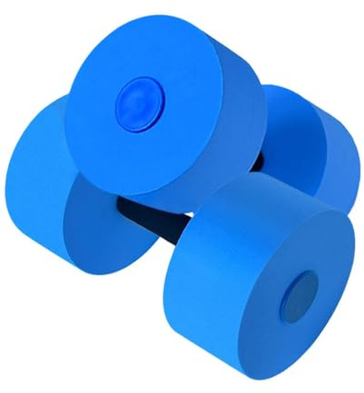 Juego de 2 mancuernas de agua para ejercicios de piscina de espuma EVA