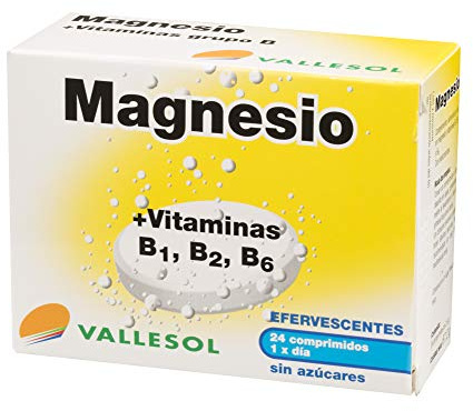 VALLESOL magnesio + vitaminas B1, B2, B6 caja 24 uds