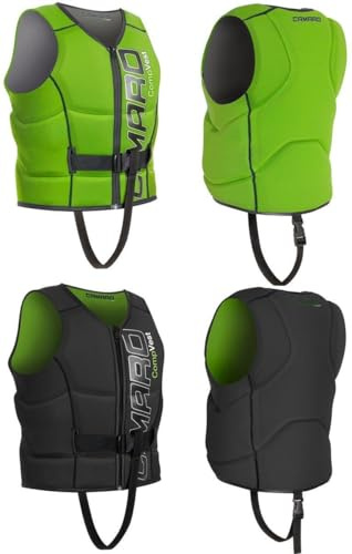 Camaro Comp Kinder Neopren Wende Neopren Prallschutz Auftriebs bis 14 Jahre grün (XXS (108-3 bis 54cm))