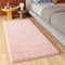 TAPISO Essence Teppich Läufer Flur Brücke Shaggy Hochflor Langflor Rosa Einfarbig Weich Modern Design Korridor Schlafzimmer ÖKOTEX 70 x 150 cm
