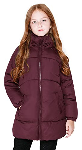 SOLOCOTE Niñas Invierno Abrigos Niños Pesado Mediana Longitud Chaquetas Caliente Puffly Down-like Algodón Guata Ropa de abrigo para niños