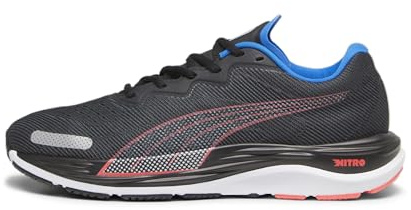 PUMA Velocity Nitro 2 Laufschuhe für Herren, schwarz/blau, 45 EU