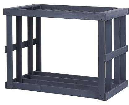 WESTMANN Stephan Étagère à bois de cheminée en pin 52 x 108 x 74 cm