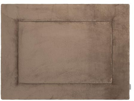 Baby's Only Laufgittereinlage Cozy - Clay - 75 x 95 cm - Spielmatte aus Teddystoff - Krabbeldecke für Baby - Extra dick und weich - beidseitig verwendbar