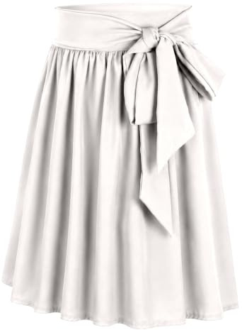 HTNEDNST Grembiule da Dirndl Midi – Elegante grembiule tradizionale bavarese per Oktoberfest, A11 bianco, L