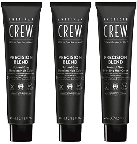 American Crew Classic Precision Blend Tinte Gel Crema (Oscuro) - 3 Unidades x 40 ml.