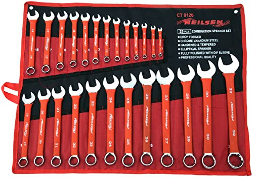 Neilsen CT0126 6-32 mm Combination Spanner Set - (25-Piece)