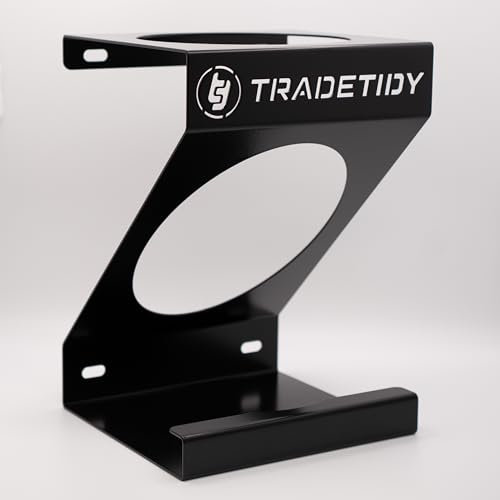 Tradetidy Big Wipes Support de rangement pour accessoires de van, idéal pour atelier, van et garage, bords arrondis pour plus de sécurité, fabriqué en acier super résistant de 1,5 mm, diamètre du trou