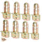 SWAWIS 8er Set Bettverbinder Bettbeschläge Bettwinkel Lattenrost Halter 4 Raststufen Höhenverstellbar für Mittelbalken und Lattenrost Halterung Metall