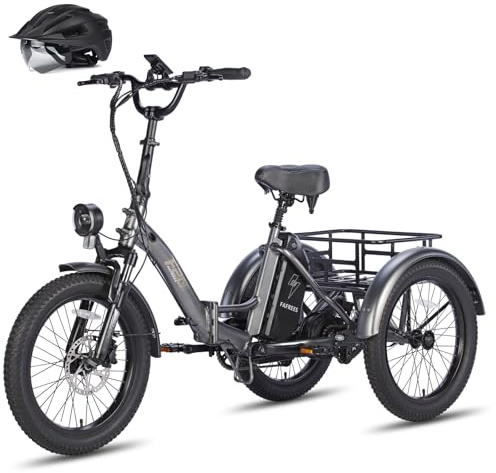 Fafrees F20 Mate trehjuling, e-cykel, hopfällbart hjul, 20 tum [officiell] kvinnor, män, Ebike 3-hjul, 48 V, 18,2 AH, elcykel, 180 kg, trehjuling, elektrisk för vuxna, hydrauliska skivbromsar