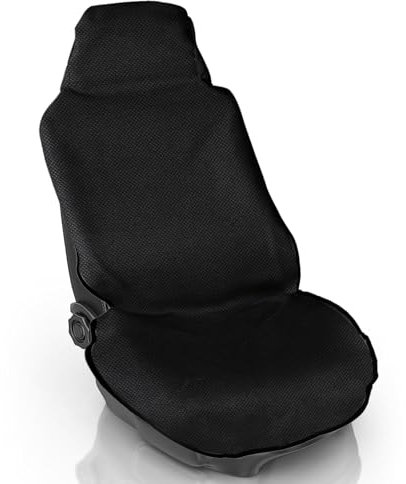 Maxmoc Autositzschoner, Wasserdicht Autositzbezüge, Sitzbezüge Auto Schwarz, Universell Schonbezug Vordersitze, Sitzschoner Auto Werkstattschoner für Werkstatt, Arbeit, Sport