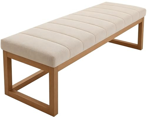 Hoowarm Cojin para Banco Jardin con Cremallera Antideslizante Zapatero Cojines de Asiento de Silla Larga Interiores y Exteriores Cojín de Muebles Rectangular para Comedor，Sofá,Terrazas(B4,90x40x6cm)
