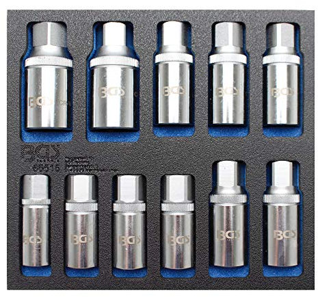 BGS 65515 | Insert de servante d'atelier 1/6 : Jeu d’extracteurs de goujon | 5-16 mm | 11 pièces