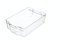 KitchenCraft Medium Fridge-Safe Plastic Kitchen Storage Box Container, Stackable Clear Food Can and Craft Organiser, 31.5 x 21 x 9 cm – BPA Free, Transparent