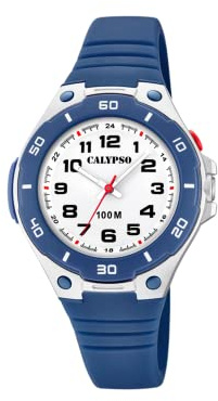 CALYPSO Reloj Infantil K5758/2 Sweet Time Caja de Caucho Multi Correa de Caucho Azul