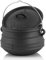 BBQ-Toro Potjie | Gusseisen Hexenkessel Potjie #2, ca. 6 Liter | Guss Kochtopf ohne Füße | Südafrikanischer Dutch Oven | Kochtopf für offenes Feuer, Gusseisen Schmortopf mit Deckel | Fleischtopf