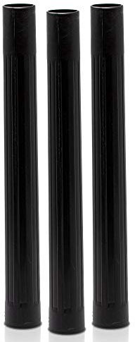 Juego de tubos alargadores de plástico, tubo de aspiración de plástico, sistema de inserción, 3 piezas, apto para aspiradoras Scheppach ASP12-ES, ASP20-ES, ASP15-ES
