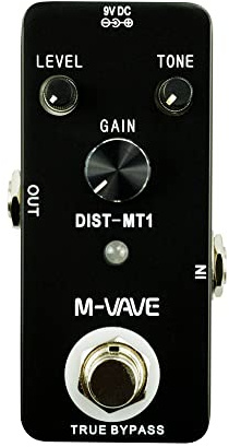 M-Vave Distortion MT1Pedal – tung och kontinuerlig metalldistorsion