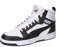 PUMA Unisex Rebound V6 Sneaker, White Black Shadow Gray White, 40 EU