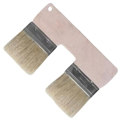 Pennello doppio pennello a doppia testa pennello doppio colore strumenti per pittura artistica da parete setola pennelli per pittura acrilica pittura texture pittura