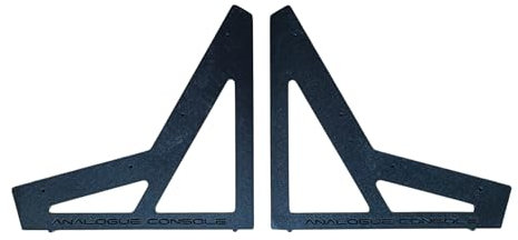 Acid Console Eurorack Desktop Ständer, 2x Behringer Edge, Crave, Spice oder Grind Synthesizer Halterung, 15° und 60° Winkel, Schwarz