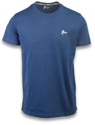 ANDE Climb T-shirt för herr - T-shirt i bomull för klättring och utomhus, Blå, M