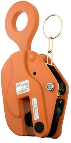 Abrazadera de elevación Abrazadera de placa vertical de acero de aleación con gran apertura de mandíbula for trabajo pesado y carga de trabajo for elevación y transporte(2t)